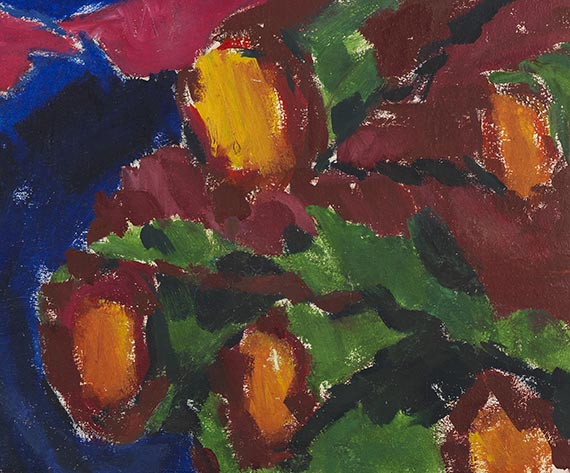 Karl Schmidt-Rottluff - Sitzende im Grünen - 