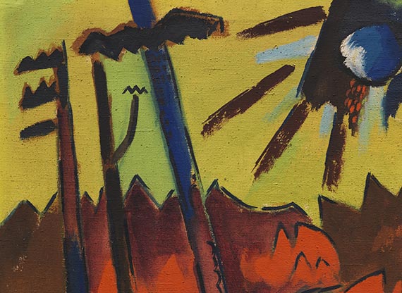 Karl Schmidt-Rottluff - Junger Wald und Sonne - 