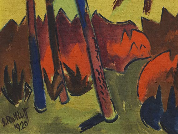 Karl Schmidt-Rottluff - Junger Wald und Sonne - 