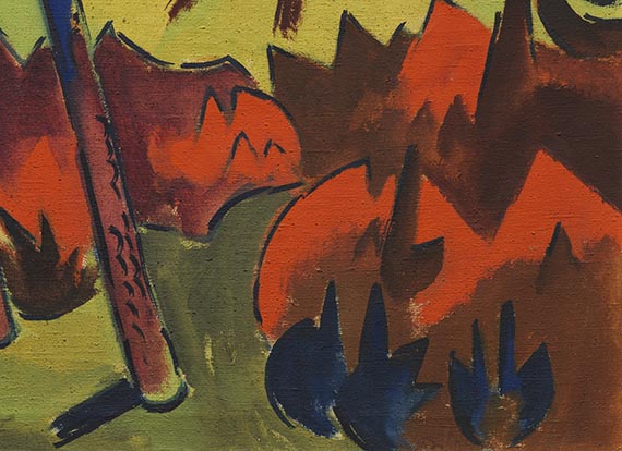 Karl Schmidt-Rottluff - Junger Wald und Sonne - 