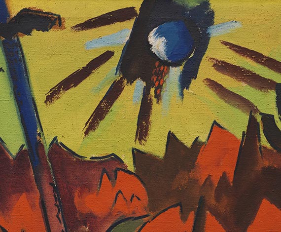 Karl Schmidt-Rottluff - Junger Wald und Sonne - 