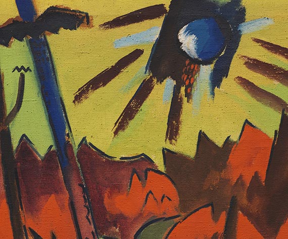 Karl Schmidt-Rottluff - Junger Wald und Sonne - 