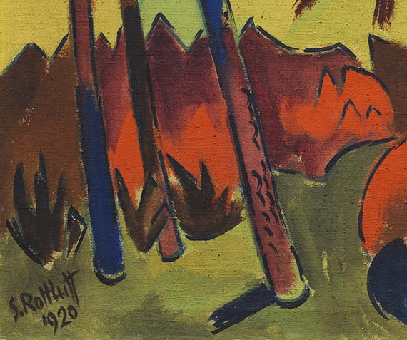 Karl Schmidt-Rottluff - Junger Wald und Sonne - 