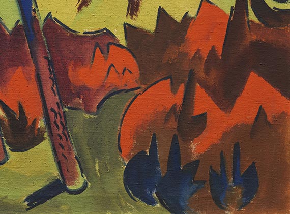 Karl Schmidt-Rottluff - Junger Wald und Sonne - 