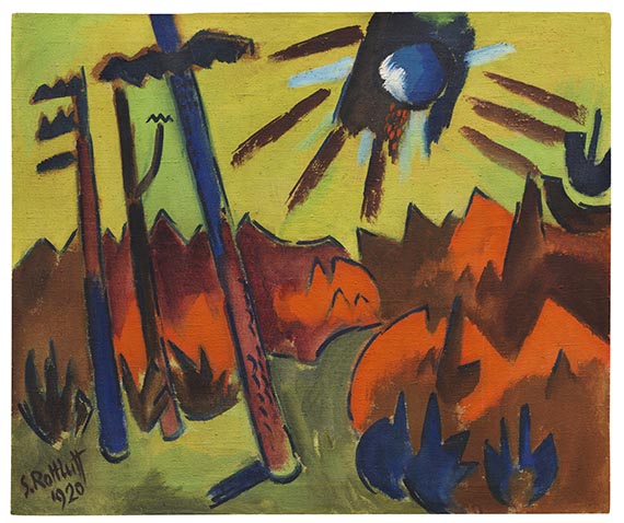 Karl Schmidt-Rottluff - Junger Wald und Sonne