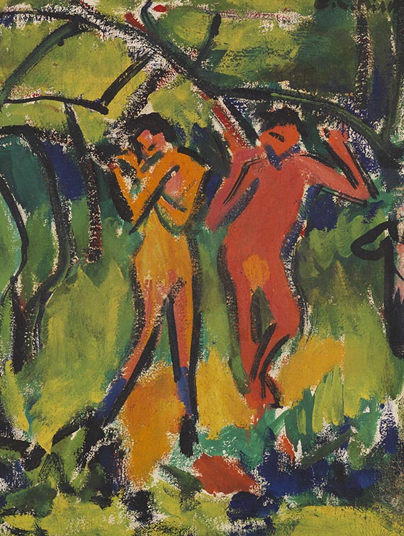 Ernst Ludwig Kirchner - Im Wald - 