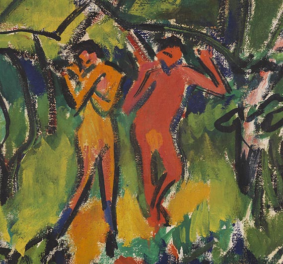 Ernst Ludwig Kirchner - Im Wald - 