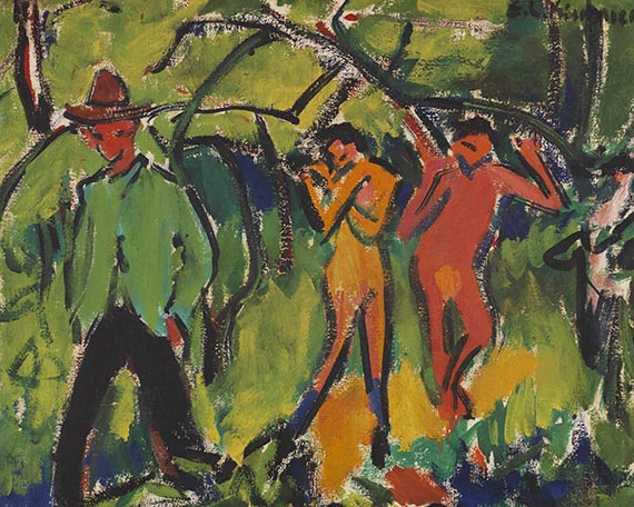 Ernst Ludwig Kirchner - Im Wald - 