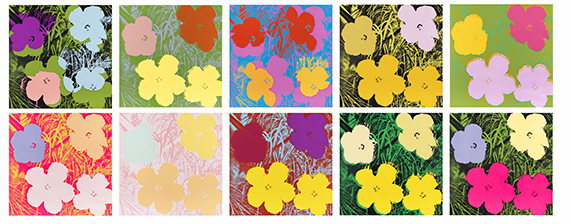 Andy Warhol - Flowers (10 Blatt) - 