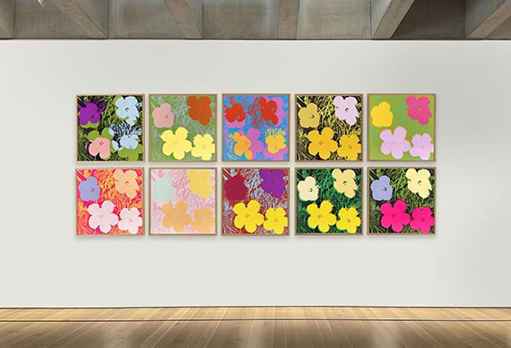 Andy Warhol - Flowers (10 Blatt) - 