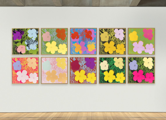 Andy Warhol - Flowers (10 Blatt)