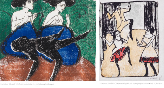 Ernst Ludwig Kirchner - Tanz im Varieté - 