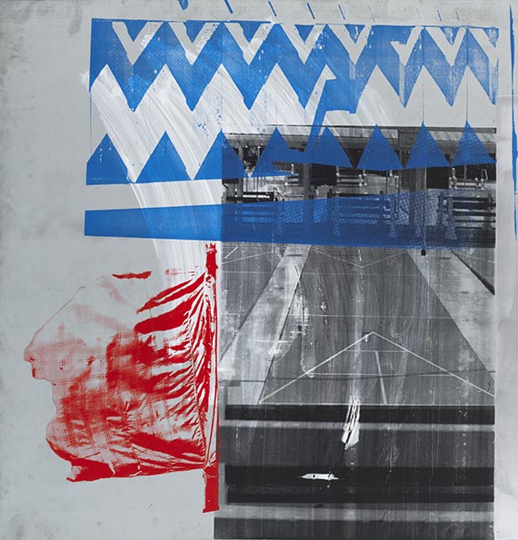 Robert Rauschenberg - Posse Stir (Galvanic Suite) - 