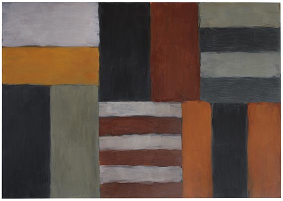 Sean Scully - Cut Ground Orange - 