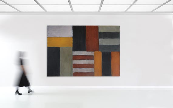 Sean Scully<br />Cut Ground Orange, 2009