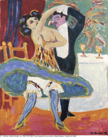 Ernst Ludwig Kirchner - Kabarett-Tänzerin - 