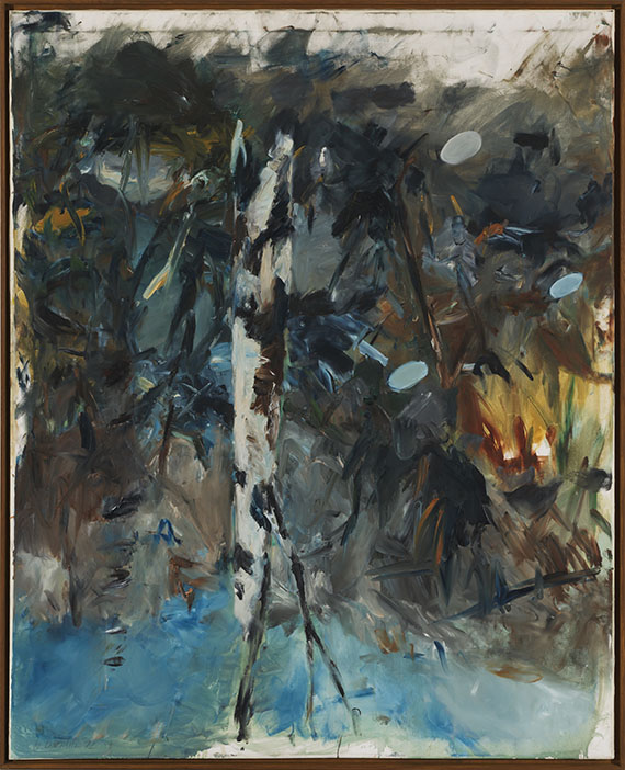 Georg Baselitz - Fingermalerei - Birke - Frame image