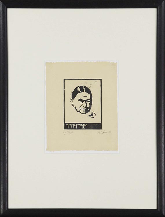 Karl Schmidt-Rottluff - Meine Mutter - Frame image