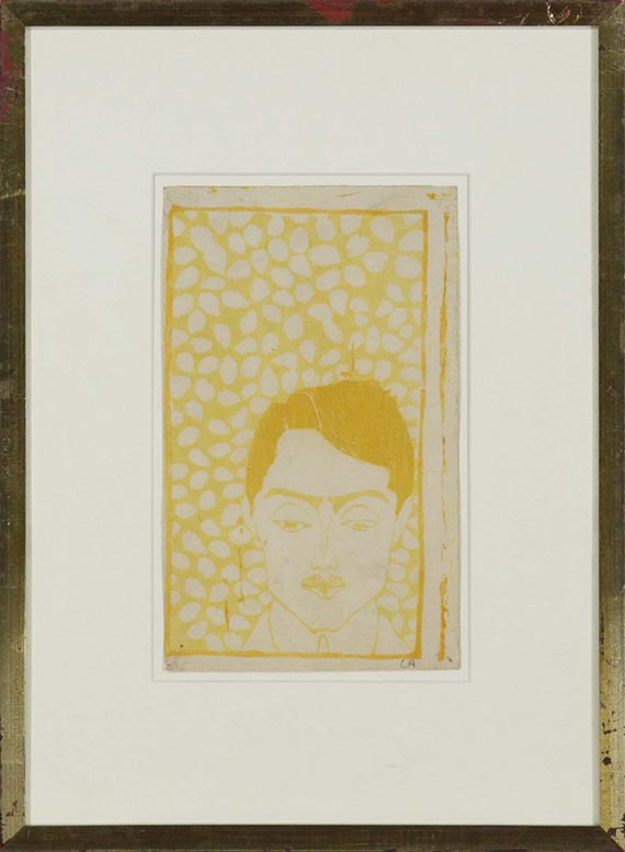 Cuno Amiet - Kopf Curt Blass - Frame image