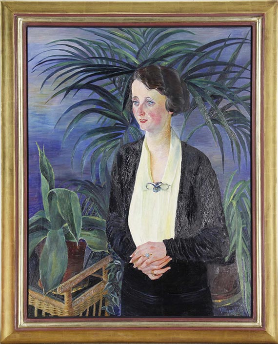 Conrad Felixmüller - Bildnis Anna (Anny) Feldmann - Frame image