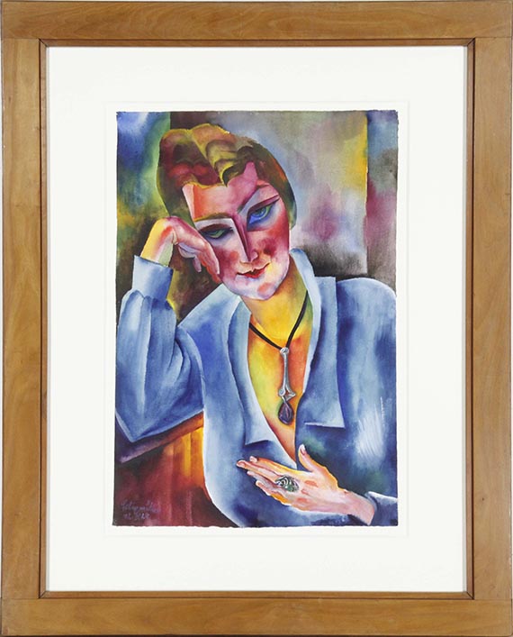 Conrad Felixmüller - Londa („der schöne Schmuck“) - Frame image