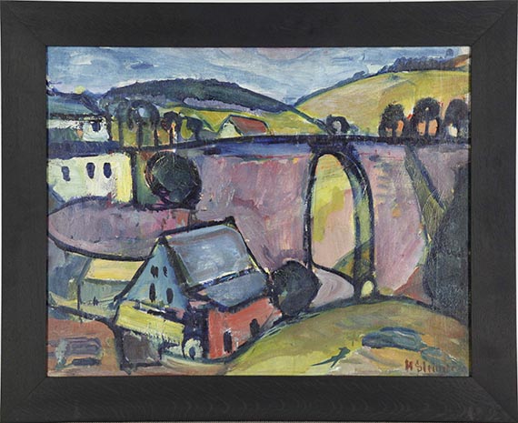 Hermann Stenner - Viadukt bei Monschau - Frame image