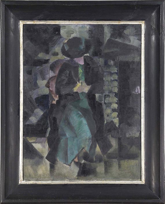 Johannes Itten - Sitzende mit Hut - Frame image