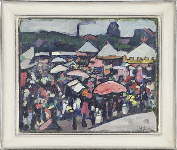 Hermann Stenner - Jahrmarkt am Kesselbrink in Bielefeld - Frame image