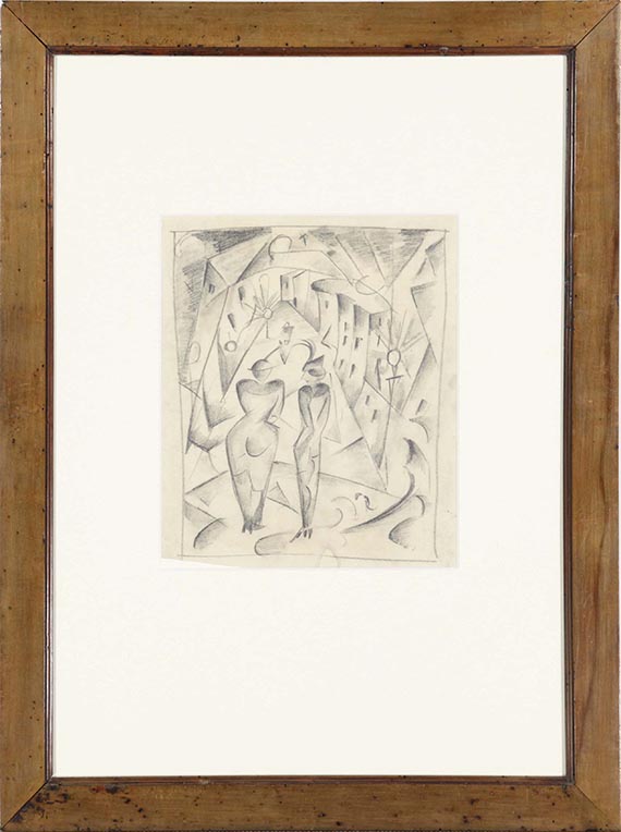 Hermann Stenner - Zwei Frauen auf der Straße - Frame image