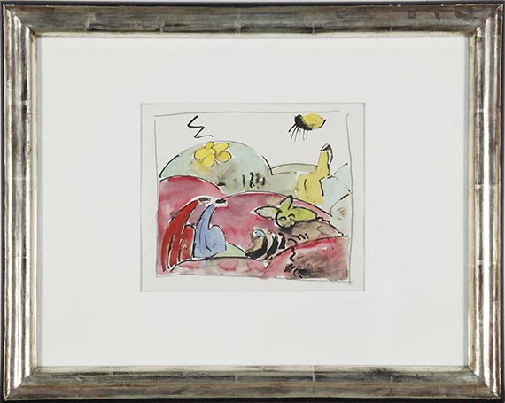 Hermann Stenner - Verkündigung an die Hirten - Frame image
