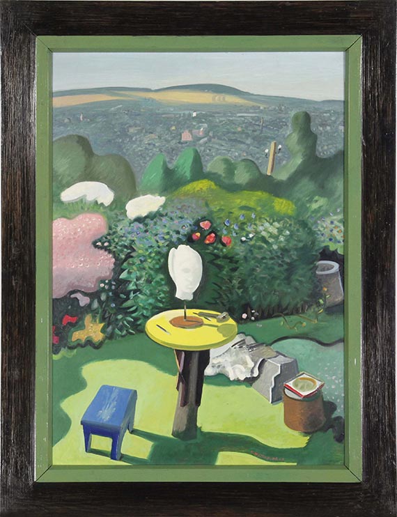 Wolfgang Mattheuer - Plastik im Garten - Frame image