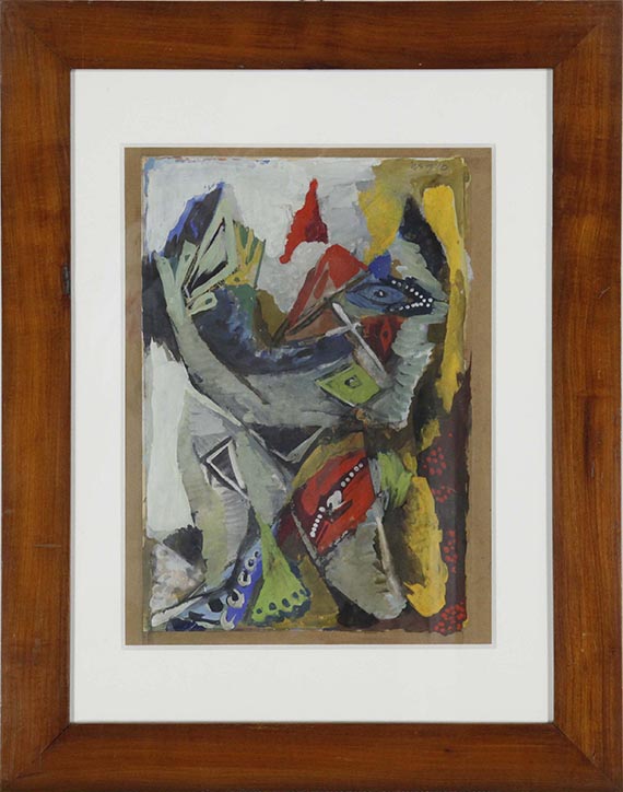 Ernst Wilhelm Nay - Sitzende mit Spiegel - Frame image