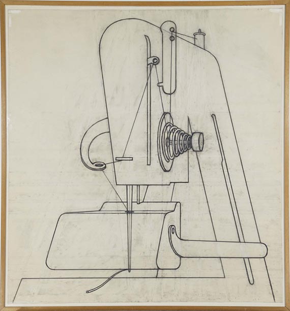 Konrad Klapheck - Die Fragen der Sphinx - Frame image