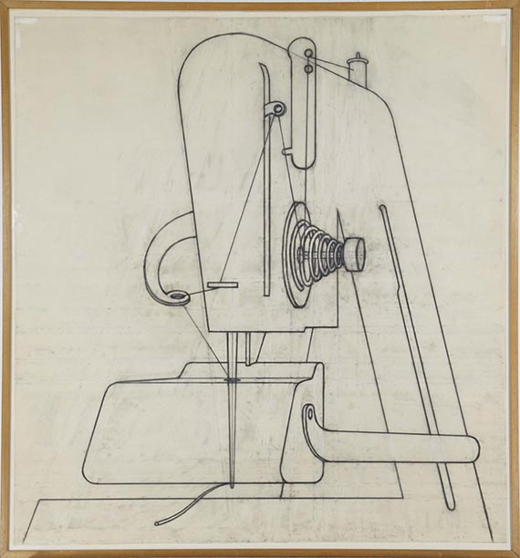 Konrad Klapheck - Die Fragen der Sphinx - Frame image