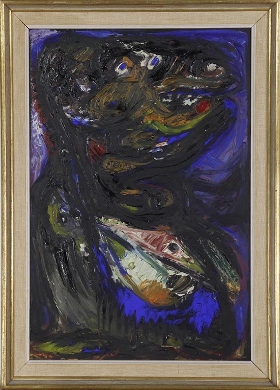 Asger Jorn - Saaret vilddyr (Wounded Beast I) - Frame image