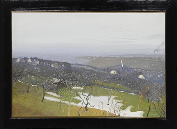 Wolfgang Mattheuer - Reichenbacher Märzlandschaft - Frame image