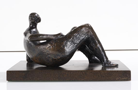 Henry Moore - Maquette for Reclining Figure: Angles - Back side
