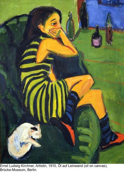 Hermann Max Pechstein - Zwei Mädchen am Tisch - 