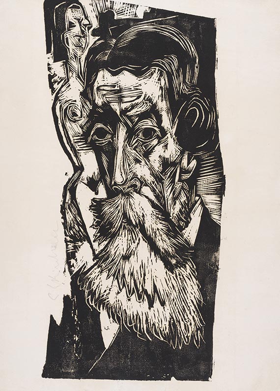 Ernst Ludwig Kirchner - Kopf Ludwig Schames