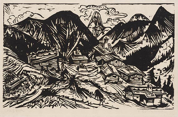 Kirchner - Stafelalp mit Tinzenhorn