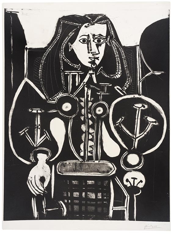 Pablo Picasso - Femme au fauteuil no. 4