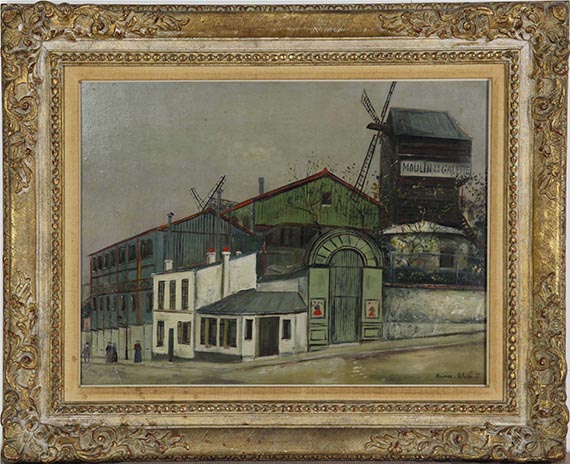 Maurice Utrillo - Le Moulin de la Galette - Frame image