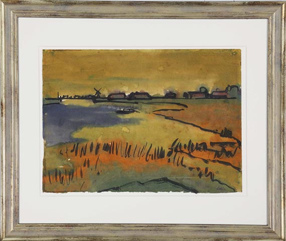 Emil Nolde - Marschlandschaft - Frame image