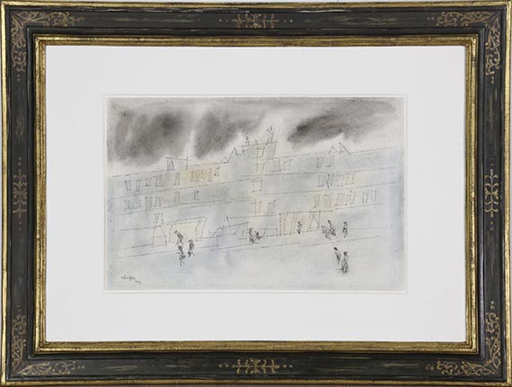 Lyonel Feininger - Straßenszene - Frame image