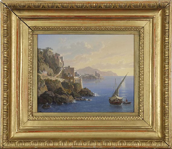 Leo von Klenze - Amalfi im Abendlicht - Frame image