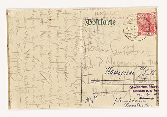 Karl Schmidt-Rottluff - Arbeiter (Postkarte) - 
