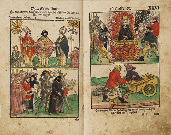 Urich von Richenthal - Das Concilium so zu Constantz. 1536. - Angeb.: S. Franck, Germaniae chronicon. 1538 - 