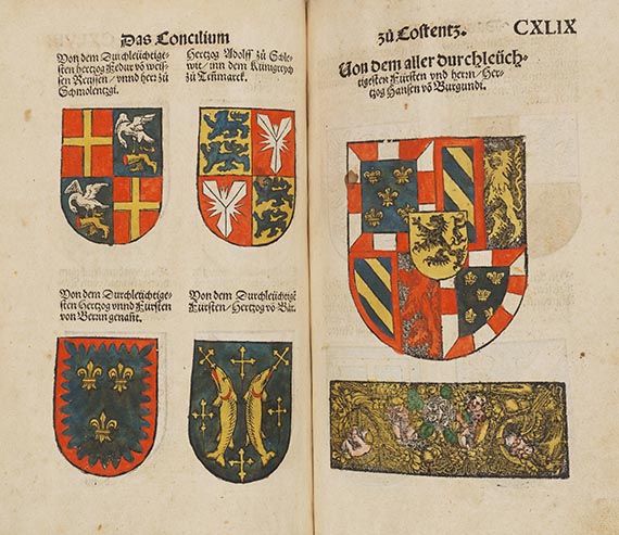 Urich von Richenthal - Das Concilium so zu Constantz. 1536. - Angeb.: S. Franck, Germaniae chronicon. 1538