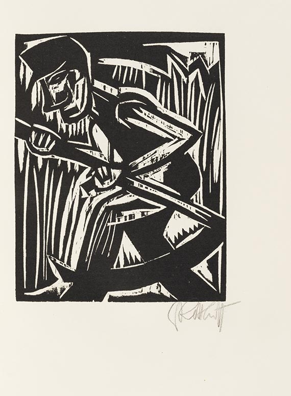 Karl Schmidt-Rottluff - Karl Schmidt-Rottluffs graphisches Werk bis 1923. Dabei: Acht Maler, 1930