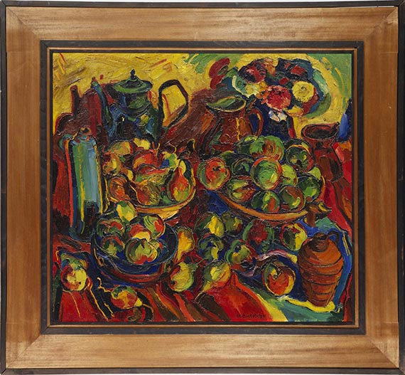 Peter August Böckstiegel - Stillleben - Frame image